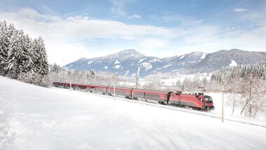 Zuganreise im Winter | © ÖBB, Harald Eisenberger