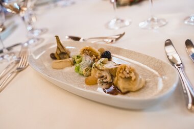  Delicious menu at the Salzburgerhof | © Johannes Radlwimmer