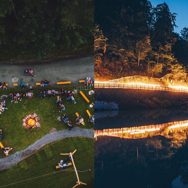 Evening event at Sigmund Thun Gorge | © EXPA FEI