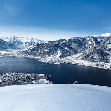 Blick auf Gletscher, Berg und See | © Nikolaus Faistauer