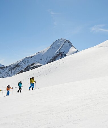 Unbelebte Schneelandschaft auf dem Kitzsteinhorn | © Manuel Ferrigato