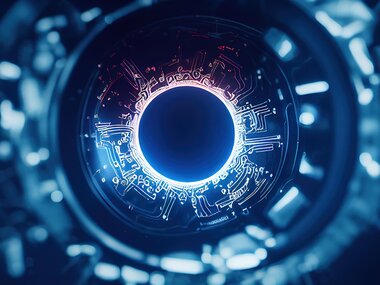 Futuristic image of a technological ring with glowing digital circuits and cyber design. | © Brian Penny auf Pixabay