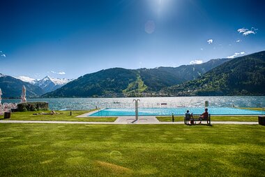 Panorama at the Thumersbach lido | © Christian Mairitsch