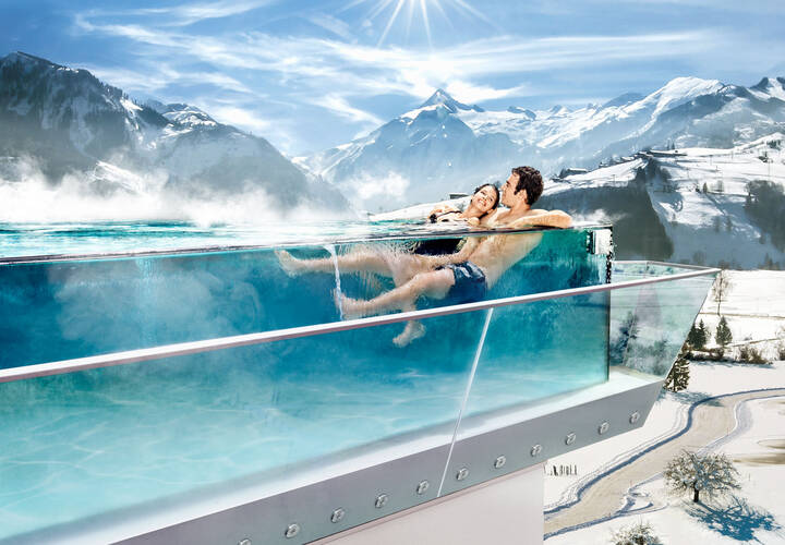 Die Zeit zu zweit genießen in der Therme | © TAUERN SPA Zell am See-Kaprun