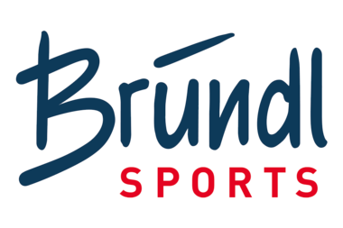 Bründl Sports logo featuring a handwritten-style font and red 'SPORTS' text below. | © Bründl Sports