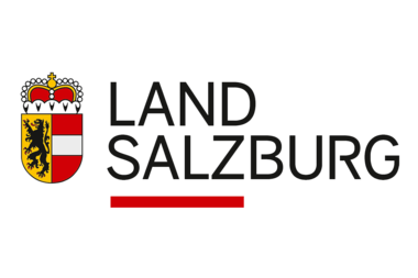 The logo of the Salzburg state government with a coat of arms, the text 'LAND SALZBURG', and a red line below. | © Land Salzburg