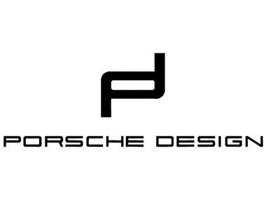 Porsche Design logo featuring a stylized letter 'p' and the brand name in black text. | © Porsche Design
